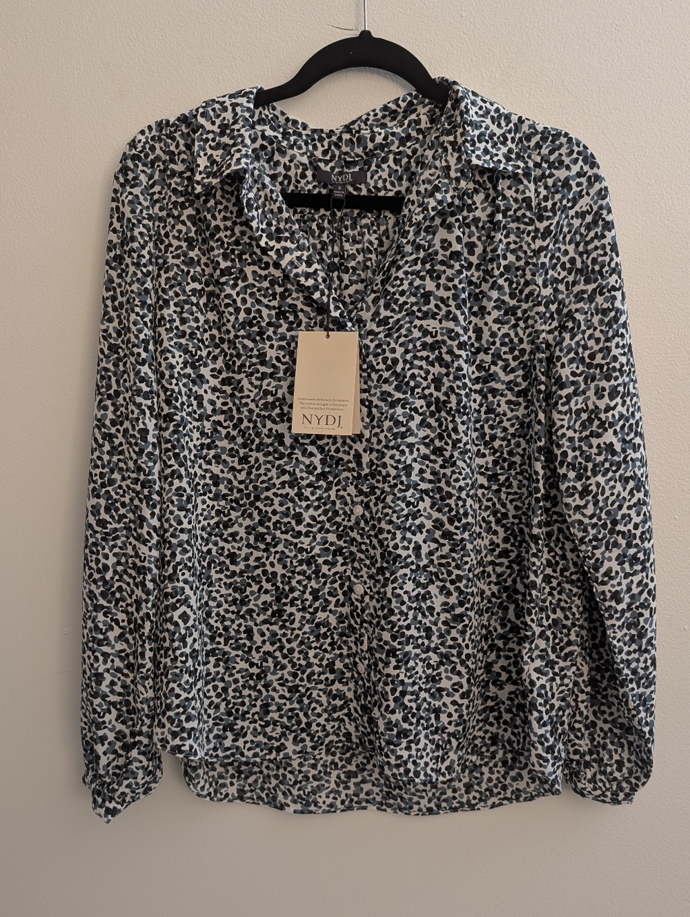 NYDJ Modern Blouse "Paloma" – Size S | NWT